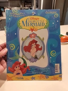 Leisure Arts Cross Stitch Kit Disney’s Little Mermaid Water Portrait #114300 New - Picture 1 of 3