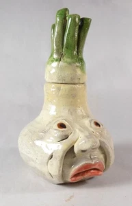 SÜSSE VIDALIA ZWIEBEL - Anthropomorphe Gesichtskanne - Gewürzdose, Kräuterbehälter - Bild 1 von 8