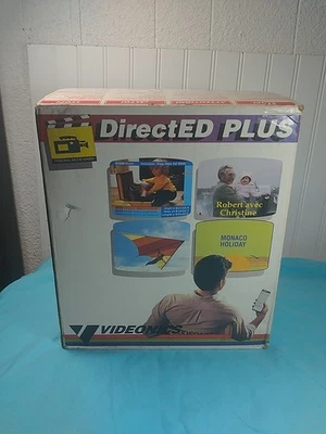  VIDEONICS VIDEO EDIT MAKER MODEL DIRECTED PLUS NTSC MANUAL REMOTE CONTROL CIB - Image 1 of 4