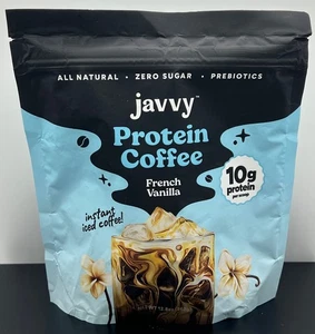Javvy French Vanilla Instant Protein Kaffee - 12,8 oz (362g), NEU & ungeöffnet - Bild 1 von 7