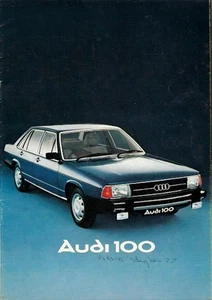 Audi 100 Saloon 1976-1977 UK Market Sales Brochure LS & GLS - Picture 1 of 1