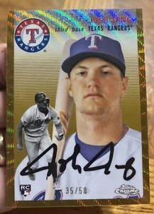 Josh Jung 2023 Topps Cromo Platino Aniversario Onda Dorada RC 35/50 Rangers #133 - Imagen 1 de 3