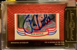 RON KITTLE 2013 Tristar SignaCuts Honors Cut AUTO SP #03/10 White Sox NY Yankees - Picture 1 of 2