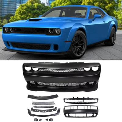 For 2015-23 Dodge Challenger Front Bumper Body Grills Complete Assembly New Foto 1 de 4