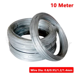10 Meter Flexible Zinc Plated Iron Wire Ø 0.8/0.95/1.2/1.4mm For Model Craft DIY - Picture 1 of 9