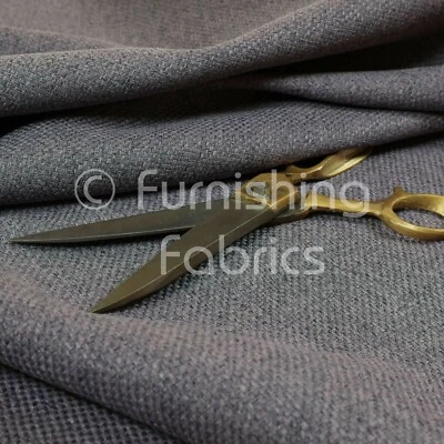 Tela para muebles cortina tapicería tejido cesta texturizado terciopelo suave en púrpura Foto 1 de 4