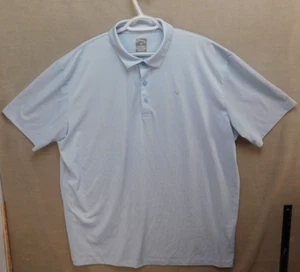 Callaway Opti Dri Polo Shirt Men's XXL Blue Geometric Micro Checker - Picture 1 of 17