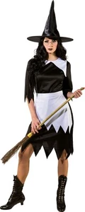 Witches Costume Dress with Apron Carnival Party Cosplay 34-44 Sale - Picture 1 of 3