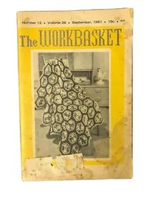 Vintage 1961 #12 Volume 26 The WorkBasket Booklet - Picture 1 of 10