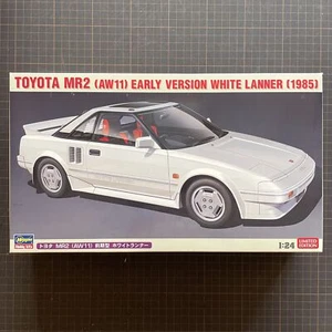 Hasegawa 1/24 TOYOTA MR2 AW11 EARLY VERSION WHITE LANNER Model kit 20656 JAPAN - Picture 1 of 14