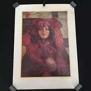 Rare 1990 Jeffrey Jones Autographed 76/450 – Carol – Limited Print Litho Poster - Picture 1 of 10