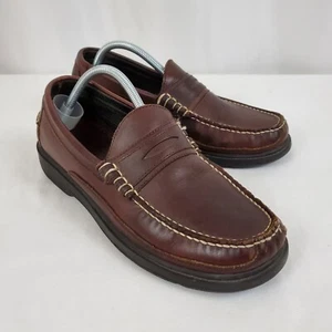 Workn' Sport braune Leder Penny Halbschuhe Schuhe, Herren Größe 11M Freizeit, Slipper - Bild 1 von 10