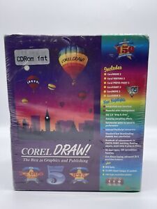 CorelDRAW 5.0 The Best In Graphics Publishing CD-ROM Box SET Vintage NOS SEALED