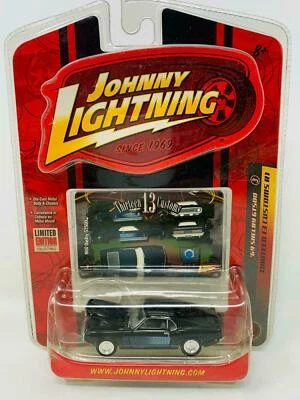Shelby GT500 1969 NEGRO Y AZUL '69 1/64 JOHNNY LIGHTNING THIRTEEN 13 ADUANAS R1 Foto 1 de 2
