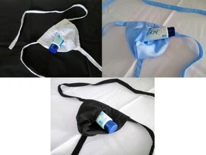 Ropa Interior Japonesa para Hombres Onaga Kuroneko Fundoshi con Bolsa Abierta en 3 Colores Sólidos - Imagen 1 de 7
