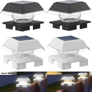 Lámpara de paisaje cerca de 3,5 a 5,5 pulgadas con luz LED para poste de cubierta con energía solar - Imagen 1 de 43