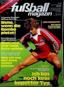 Kicker Fußball Magazin 5 Ausgabe 1980 Rainer Bonhof bei 1. FC Köln ohne Poster