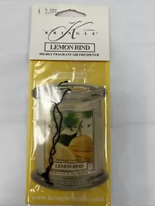 Kringle Candle - Lemon Rind Scented Air Freshener - Picture 1 of 2