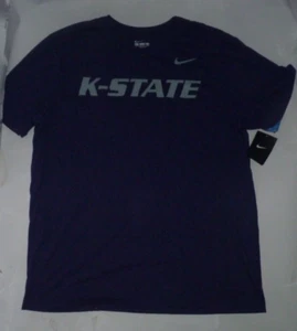 NEU NIKE NCAA Kansas St State Wildcats T-Shirt Herren Large L - K-State Neu mit Etikett GDX6 - Bild 1 von 1