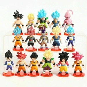 NEW 16pcs Dragon Ball Model Action Figures Toy Kids Child Cake Topper Decor Doll - Picture 1 of 6