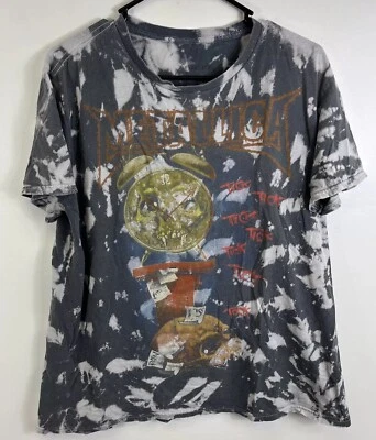 Metallica Band Tee TShirt Heavy Metal Band Womens Sz Medium Distressed Retro - Image 1 of 4