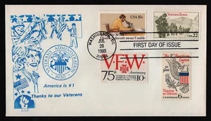 #2152 22c Veterans Korea-Combo, Unknown H/C FDC **ANY 5=FREE SHIPPING** - Picture 1 of 1