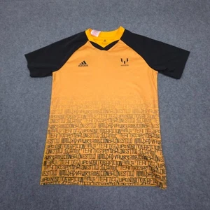 Adidas Shirt Kids 11-12 Years Yellow Lionel Messi Football Sports Size 11-12Y - Picture 1 of 9