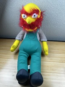Simpsons Groundskeeper Willie Stuffed Plush Universal Studios 28” New w/o Tags - Picture 1 of 3
