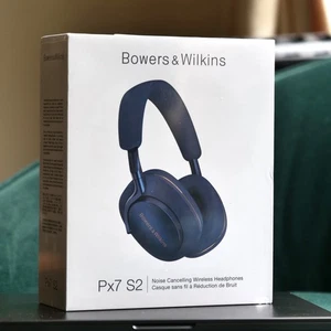 Bowers & Wilkins Headphones PX7 S2 Headphones Navy - Fast Free 🚚 - Picture 1 of 3