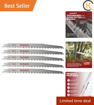 Eficiente juego de cuchillas de poda de madera de 9 pulgadas - Paquete de 5, perfecto para poda rápida Foto 1 de 4