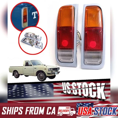 PAR DE LUCES TRASERAS PARA CAMIONETA TOYOTA HILUX RN20 RN25 12R 1974-1978 Foto 1 de 4
