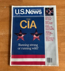 U.S. News & World Report Magazine 1986 The CIA No Label Newsstand - Picture 1 of 2