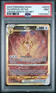 PSA 9 Arceus VSTAR GG70/GG70 - Crown Zenith Galarian Gallery Pokemon TCG - MINT - Picture 1 of 2
