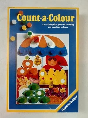 Vintage Count-A-Colour Board Game 1982 Ravensburger COMPLETE  1125 - Image 1 of 4