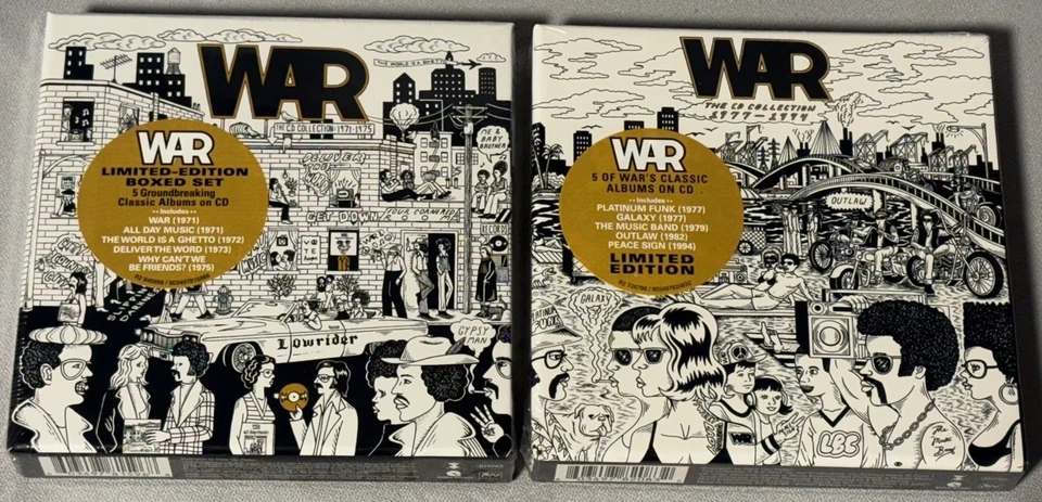 CD WAR The CD Collection 1971-1994 (10 CDs on 2 BOX SETs, 2025) NEW MINT SEALED - Imagem 1 de 4