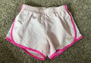 Nike Dri-Fit Athletic Running Shorts Pink Kids Girls Size 6 - Picture 1 of 5