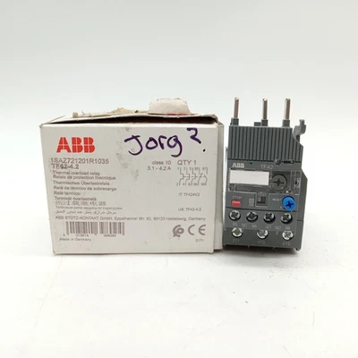 Relé de sobrecarga térmica ABB 1SAZ721201R1035 TF42-4.2 Foto 1 de 4