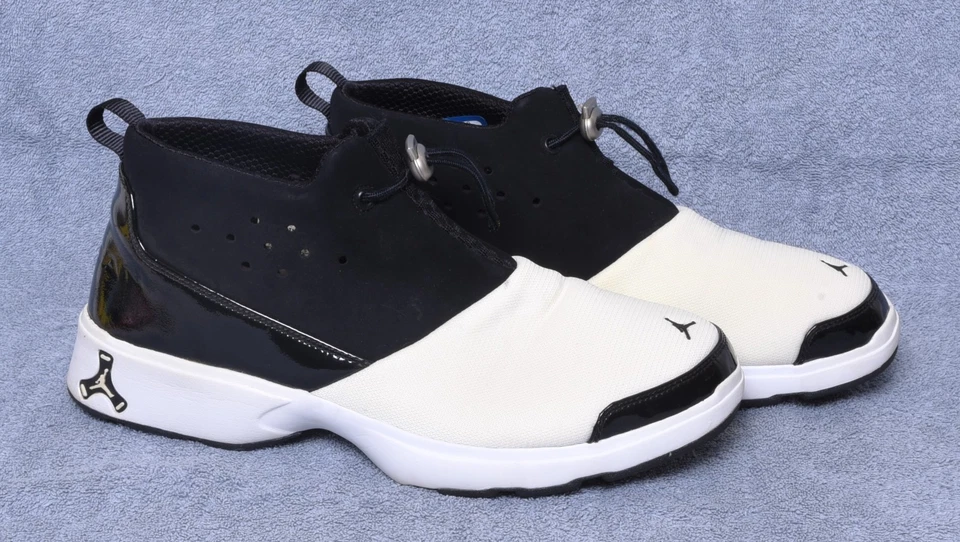 耐克 Air Jordan RJ Roy Jones 训练鞋黑色白色 302368-002 尺码 11.5 — 第 1/4 张图片
