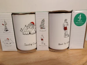 4er Set - Christmas Merry Masterpieces Tassen 1. Auflage American Collection 1999 - Bild 1 von 2