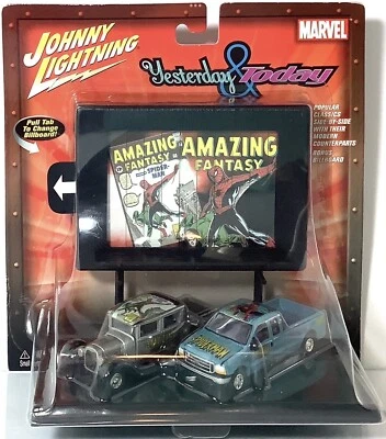 Johnny Lightning Billboards Yesterday & Today Amazing Fantasy & Spider-Man 2 Set - Image 1 of 4
