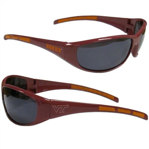 Virginia Tech Hokies Wrap Sunglasses Sports NCAA Shades College Glasses Fan Team Cover
