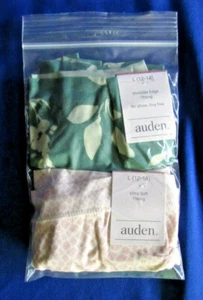 2- Women's Auden Comfort, Ultra Soft & Invisible Edge Thong's * Large - Bild 1 von 9