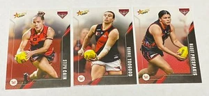 2024 AFLW SELECT FOOTY STARS ESSENDON BOMBERS WOMENS TEAM SET ALL 3 CARDS - Picture 1 of 1