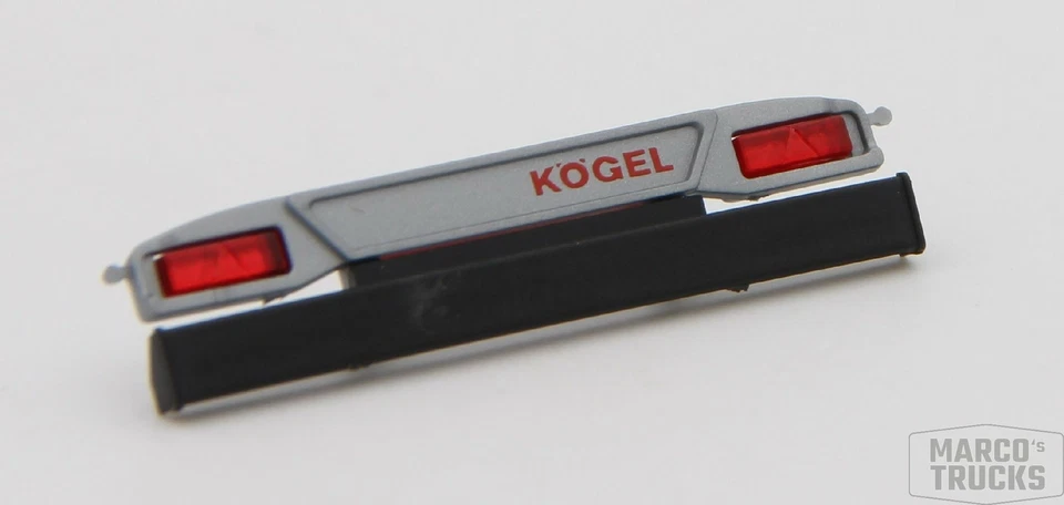 Herpa Heckstoßstange "Kögel" silber 1 Stück für EuroAuflieger 692515 /HS150-1