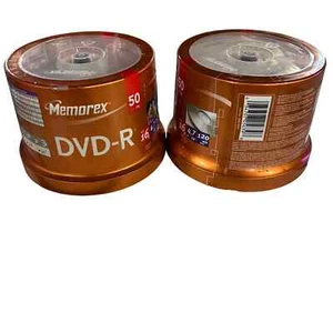 Neu Memorex DVD+R 50ER-PACK Pack Spindel & DVD-R 50ER-PACK - 16X 4,7 GB 120 min versiegelt - Bild 1 von 1