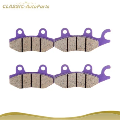 Front and Rear Carbon fiber Brake Pads for 2008-2015 Kawasaki KLR650 FA197 - Image 1 of 4