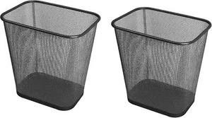 Mesh Wastebasket Trash Can for Home and Office Workspace,3.5 Gallon (2 Pack) - Picture 1 of 5