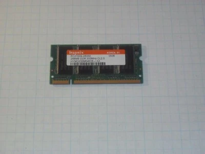 Hynix 256 MB PC2700S RAM Module, DDR-333 MHz, CL2.5, 200 Pin - Image 1 of 2