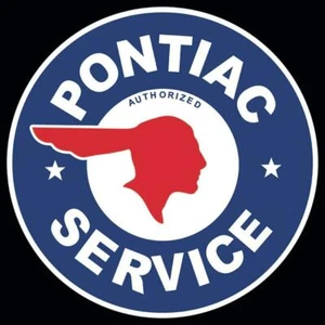 Pontiac Parts Service Tin Metal Advertising Sign Auto Car Garage Shop New USA - Picture 1 of 5