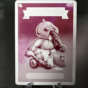 2023 GARBAGE PAIL KIDS CHROME SERIES 6 PRINTING PLATE 218B BRIDGET DIGIT 6TH - Picture 1 of 3